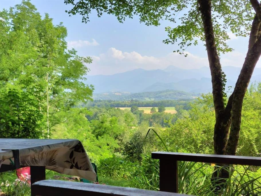 Cabane Dans Les Bois Avec Vue Sur Les Pyrenees Saint-Laurent-de-Neste Dış mekan fotoğraf